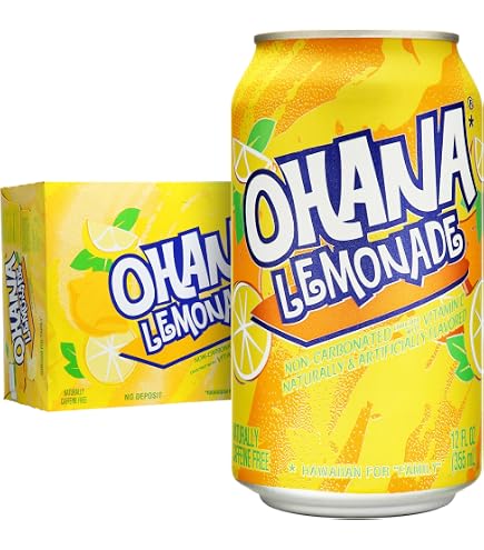 Amazon.com : Ohana! raspberry lemonade, non-carbonated, caffeine
